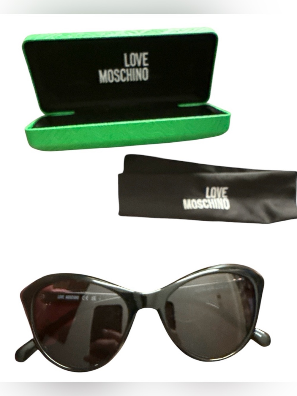 🆕 Love Moschino black/gold cat-eye sunglasses